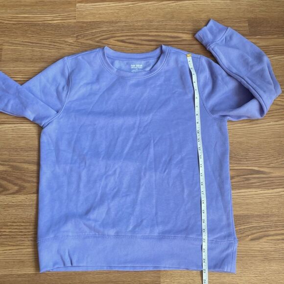 Tek Gear Ultrasoft Fleece Crewneck Sweatshirt Lola Purple Size M NWOT - Picture 5 of 8